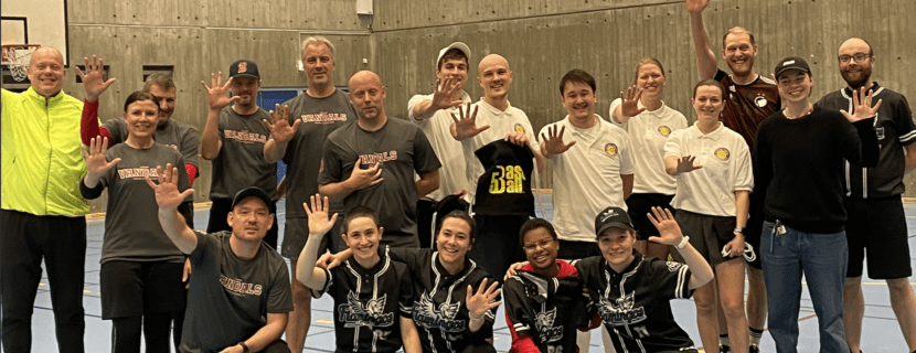 Ballerup Vandals Vintage, Aarhus Havoc, Team Lycra and Gladsaxe Flamingos at ter Baseball5 Zealand Qualifier for DM 2025